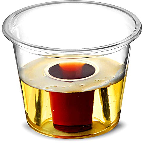 Dispo Bomb Shots Clear CE 3oz / 85ml CE at 25ml - Case of 1000 - Jager Bomb Cups, Jager Bomb Shots