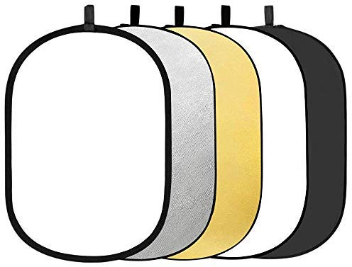 Godox 5 en 1 Ovale 150 x 200 cm Professionnel Pliable Multi-Disque réflecteur de lumière et translucides (RFT05-150x200)