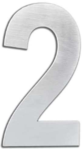 Nakloe - Numero civico esterno - Altezza 8 cm - Numero civico esterno moderno - Numeri civici esterni - Numero civico da esterno - Numeri adevisi