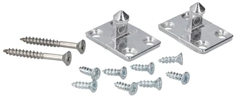 LUTH Premium Profi Parts Compatibile con Smeg Set di fissaggio porta per mobili 697450345 alla lavastoviglie