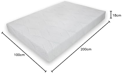 TULENA NOX Matratze 100x200 H3 + H4 Taschenfederkernmatratze 20 cm Basic Matratze für Kinder und Erwachsene - Wendematratze mit Bezug mit Reißverschluss Rollmatratze Oeko-TEX Zertifiziert
