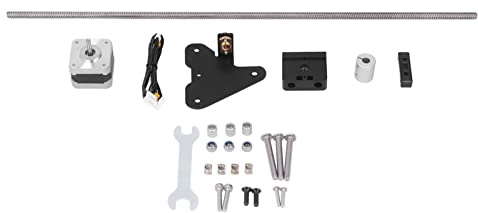 Dual-Z-Achsen-Upgrade-Kit für CR10, 3D-Drucker-Schrauben-Kit mit Edelstahl-Komponenten, 515 mm, mit 42-Schrittmotor und Aluminiumlegierungskupplung