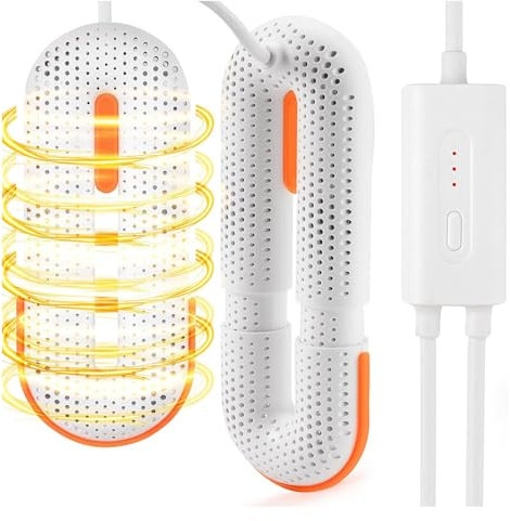 MeLtor Shoe Dryer, Boot Dryer Portable 360° Warm Air with Adjustable Length 3 Modes Timer, Boot Warmer Boot Warmer for Ski Boots,Glove,Helmet