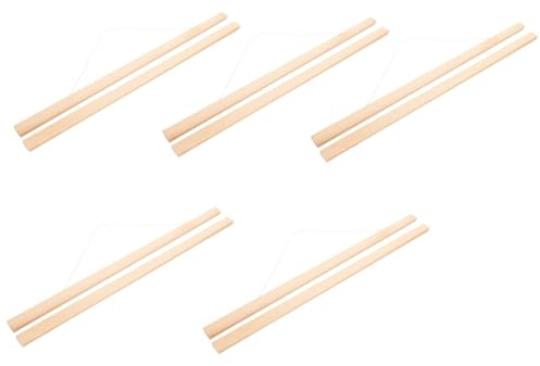 TOPPERFUN 5stücke Holz Diy Poster Aufhänger Rahmen Malerei Hängen Stange Holz Scroll Aufhänger