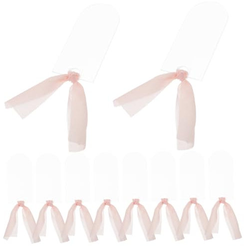 PRETYZOOM 10 Stücke Acryl Hochzeit Sitz Tags Zeichen Für Party Wiederverwendbare Dekorative Reserviert Zeichen Mit Haken