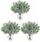 JAONLD18 Piezas Eucalipto Seco Plantas Artificiales Decorativas, Eucalipto Flores Artificiales Decoracion, Flores Secas Decoracion, Adecuado para Bodas, Fiestas, Decoración de Interiores