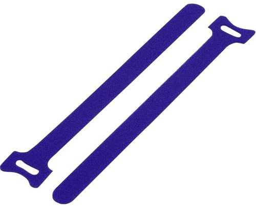 TRU COMPONENTS Fascette a strappo per raggruppare Lato morbido e lato rigido (L x L) 125 mm x 12 mm Blu 20 pz.
