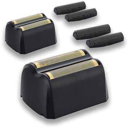 Ersättningsrakapparat och skärstång med supernära guldfolie, kompatibel med Vanish rakapparat 5 Star Series (8173-700) (2 stycken)