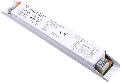 ZMZYELPECB 1 Ballast électronique à démarrage instantané Haute efficacité T8 2 x 36 W for éclairage Fluorescent, Usage résidentiel/Commercial