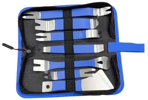 Car Trim Removal Tool Kit, 7 Pieces Car Panel, Clip Removal, Ergonomic Handle Interior Tool, Durable Puller Kit, Dashboard Disassembly Tool, Door Plate Clip Puller, Window