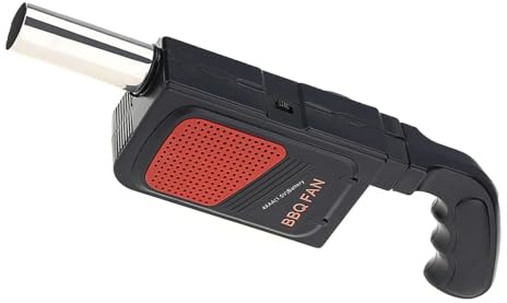 JOUFNING BBQ Air Blower Fan, Outdoor Handheld Electric Blower, Wireless Fast Fire Starter Barbecue Tool, for Camping Party Cooking