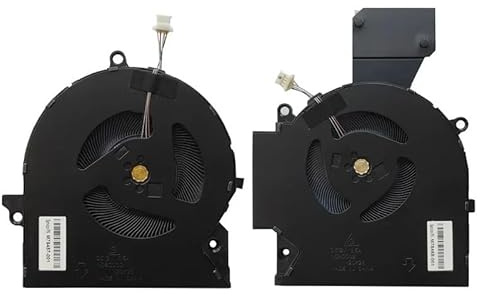 HAOOZAE Ventilateur de Refroidissement pour processeur et Carte Graphique d'ordinateur Portable HP OMEN 16-B -C TPN-Q265 -Q267 M75487-001 ND8CC02-20K25 M75488-001 ND8CC02-20K26 12 V