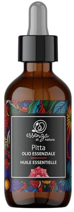 Essenza di natura | Essenziale PITTA 15ml – Miscela di oli essenziali 100% naturali studiati per il Dosha Pitta, con geranio, limone e camomilla, da miscelare con Olio Til