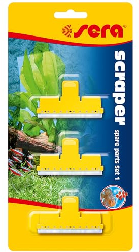 Sera Scraper – Raschietto pulitore per vetri di Acquario, Aiuta a Rimuovere alghe e Altre Particelle di Sporco dai vetri dell'acquario