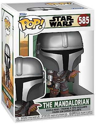 Funko Pop! Star Wars: BoBF - The Mandalorian - Mando mit Pouch - Star Wars: The Book of Boba Fett - Vinyl-Sammelfigur - Geschenkidee - Offizielle Handelswaren - Spielzeug Für Kinder und Erwachsene