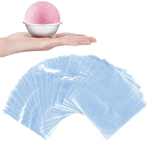 SOIMISS 200 Stück Wasserdichte Schrumpffolienbeutel Für Seifen Und Badebomben Transparent Pro Packung Einfach Zu Schrumpfen Und Vielseitig Einsetzbar