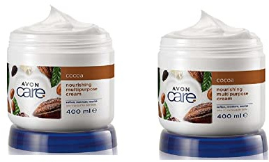 Pack of 2 Care Cocoa Butter Nourishing Multipurpose Cream for face, hand, and body by Avon 2 x 400ml