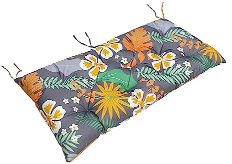 Morbuy Bankauflage Outdoor, Stuhlkissen Bankkissen Wasserfest Bankauflagen Gartenbank-Sitzkissen Weicher Sitzauflage Bank Indoor Bench Cushion Bankpolster Polsterauflage (120*50CM,Schildkrötenblatt)