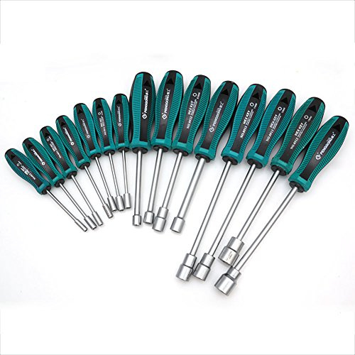 XINGLIDA Schraubendreher, Metall-Steckschlüssel-Schraubendreher, Sechskantmutter für Schlüssel, Schraubendreher, Handwerkzeug, 8 mm