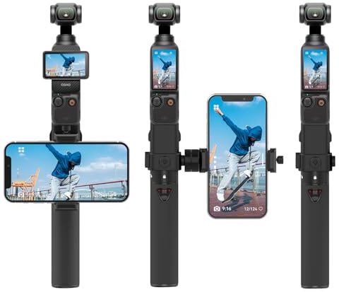 Smatree Osmo Pocket 3 Power Stick portatile (Power Bank) compatibile con DJI Osmo Pocket 3, staffa di montaggio per smartphone portatile solo per fotocamera DJI Osmo Pocket 3