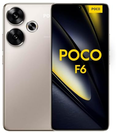 XIAOMI Poco F6, Snapdragon® 8s Gen 3, Display Flow AMOLED 120Hz, Ricarica Turbo 90W, doppia fotocamera 50MP con OIS, 12GB+512GB, Oro