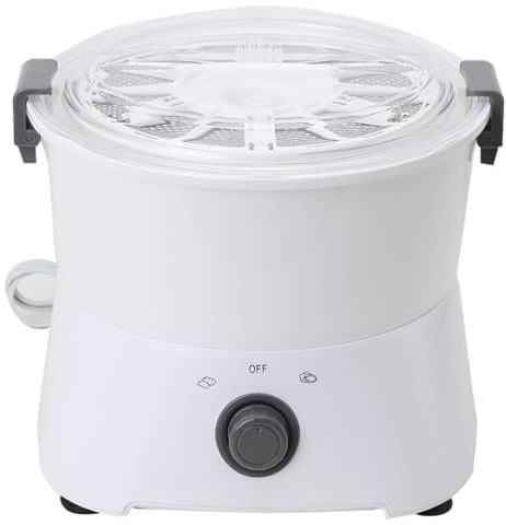 Dfdieratve Peladora AutomáTica de Patatas, Peladora de Patatas EléCtrica de 85 W, Lavadora de Patatas PortáTil, Peladora de Patatas MultifuncióN para Cocina
