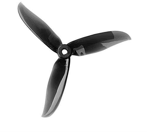 ROXENT 5X4,6X3 3-Blatt-PC-Popo-Propeller, for 5-Zoll-FPV-Racing-Freestyle-Drohnen Drohnen-Quadrocopter(20Pairs Black)