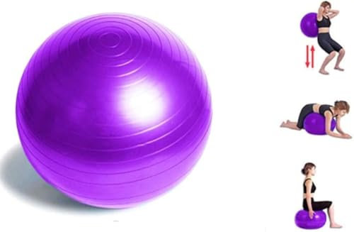 SURPZON Gymnastikball, Yoga-Ball, Anti-Burst, für Fitnessgeräte für Frauen, Zuhause, freie Gewichte, Schwangerschaft, Geburt oder Pilates, für drinnen und draußen