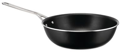Alessi Pots&Pans JM114/28 B - Padella, Alluminio Rivestimento Ceramico, ø28 | Padella alta di design in alluminio con rivestimento antiaderente ceramico, adatta a ogni piano cottura