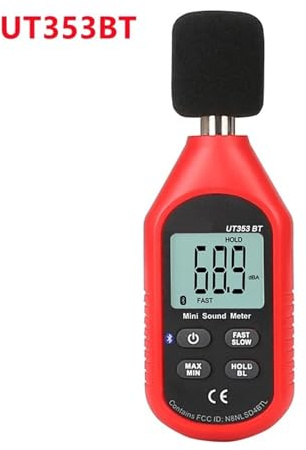 UT353BT Bluetooth Mini Digital Noise Meter, Anemometer, Speedometer, Illuminometer Temperature Hygrometer