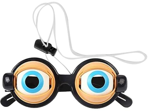 Generisch Lustige Brillen - Halloween Streich Spaß Augen Brille | Gag Accessoire Kostümzubehör für Halloween Partys Themenfeste Cosplay Fotografie Geburtstag