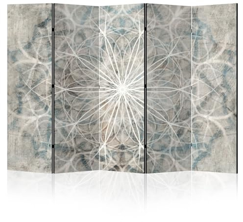 LUMASOUL Paravent dubbelsidig – Paravent rumsavdelare inomhus – bohomotiv – 225 x 172 cm