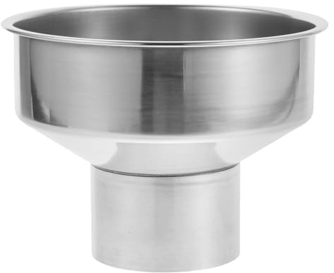 Cabilock Stainless Steel Flour Funnel Commercial Baking Funnel with Wide Mouth