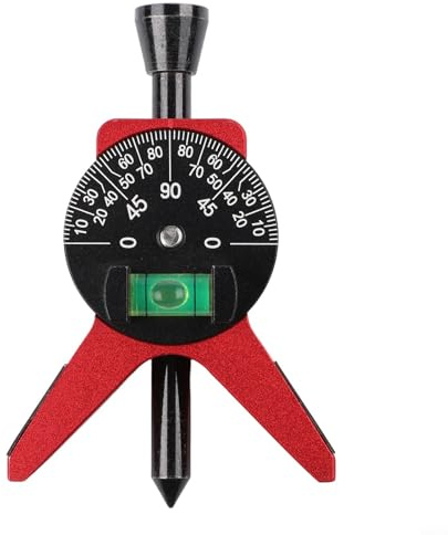 Strumento di ricerca del centro del tubo con goniometro regolabile a bolla, calibro di allineamento del tubo con punzone centrale per tubi, marcatore per tubi a forma di Y per mani, adatto a tubi da 2
