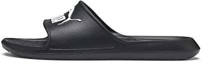 PUMA Divecat v2, Slide Sandal Unisex-Adulto, Black White, 42 EU