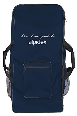 ALPIDEX Ersatzteile für Stand Up Paddle SUP 305 cm / 320 cm - Rucksack Paddel Finne Leash Repair Kit Luftpumpe