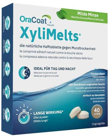 XYLIMELTS Hafttabletten milde Minze OraCoat 40 St
