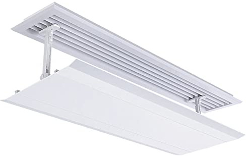 Pare-brise déflecteur de climatiseur réglable en angle, déflecteur de sortie d'air anti-direct pour guide de vent, couvercle de déflecteur de vent pour climatiseur central, pour évents/mur latéral/R