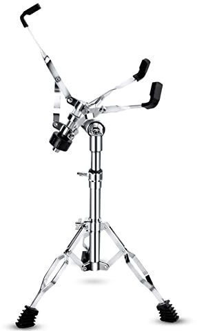 FASE Snare Drum Ständer,Konzert Snare Drum Einstellbare Snare Stand Double Braced für 8 -14 Drums,Stahl Zunge Drum
