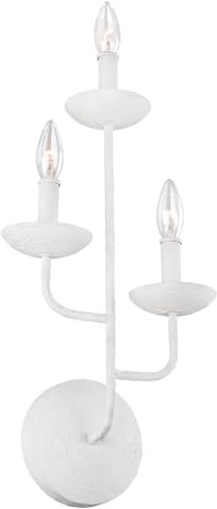 Elstead Feiss Annie Candle Applique Murale en plâtre Blanc