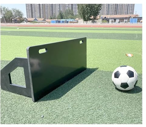 Fußball Rebounder Schwerlast Fußball-Trainingsgeräte - Fußball Rebound Board Trainer, Schwarz Sport Fußball-Rücklauframpe/ Fußball-Passierwand, Für Kinder Und Erwachsene Ballpassspiel Und Rückpralltra