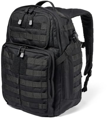 5.11 56563abr-019-1sz: Rush24 2.0 Backpack, Black Abbigliamento/Attrezzatura Tattica, Nero, Taglia Unica Uomo
