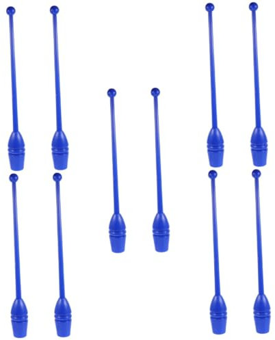 Toddmomy 10pièces Bâtons De Calisthénie Résine pour Gymnastique Accessoire De Énergétique pour Garçon Fille Et Adultes