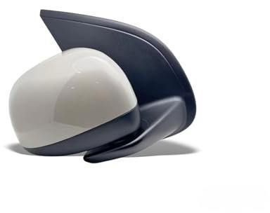 BSSTORE Specchietto Retrovisore Esterno Nero per Panda dal 2012 (312, 319) con Regolazione Manuale e Calotta Da Verniciare (Destra - Lato Passeggero)