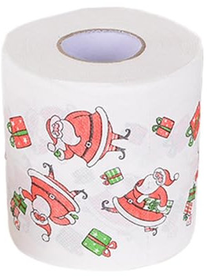 Weihnachts-Seidenpapier für Badezimmer, Rentier-Druck, Toilettenpapierrolle, Weihnachtsdesign, Papierservietten, Weihnachtsmotiv, Papierserviette für Winterferien, Abendessen, Partys