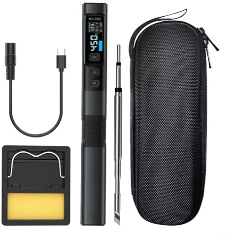 Soldador eléctrico inteligente PD 100 W, kit de temperatura constante