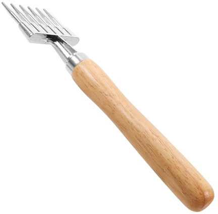 Warmhm Eispickel Aus Aluminiumlegierung Mit Holzgriff Eishacker Für Bar Pub Restaurant Sechszackiges Design Für Effizientes Zerkleinern