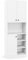 TANGZON Tall Kitchen Cupboard, 3-door Storage Cabinet with Countertop, Open Shelves & Anti-tipping Device, Freestanding Pantry Cupboard Kitchen Units for Dining Room Living Room, White