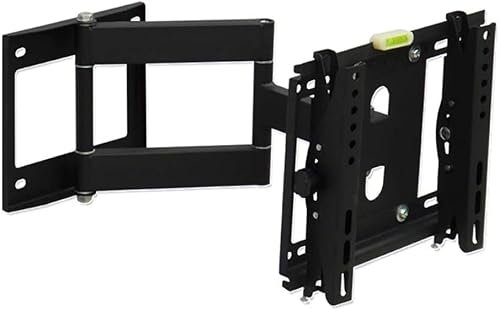 Soporte de pared para televisores de 19 y 40 pulgadas, doble brazo inclinable y giratorio, carga máxima de 35 kg
