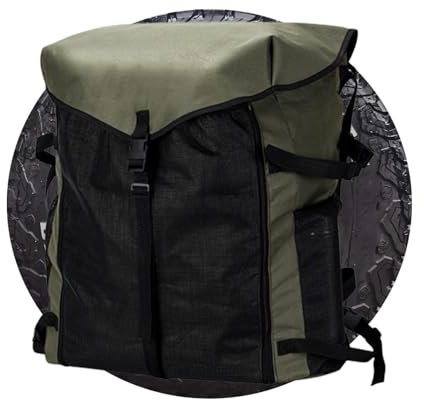 Generisch Bolsa de basura para coche, rueda de repuesto, gran capacidad, bolsa de repuesto para neumáticos Jkjkujl Jlu, Fit Cargo Storage Bag para exteriores Offroad Recovery Gear Tools